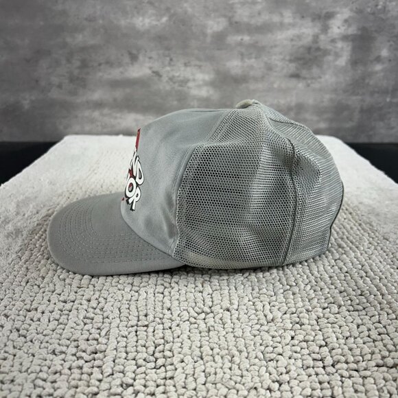 Vintage Weekend Warrior Mesh Snapback Trucker Hat OSFA Workwear Sakrete Grey Cap - Picture 3 of 11